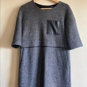 Madewell wool midi dress